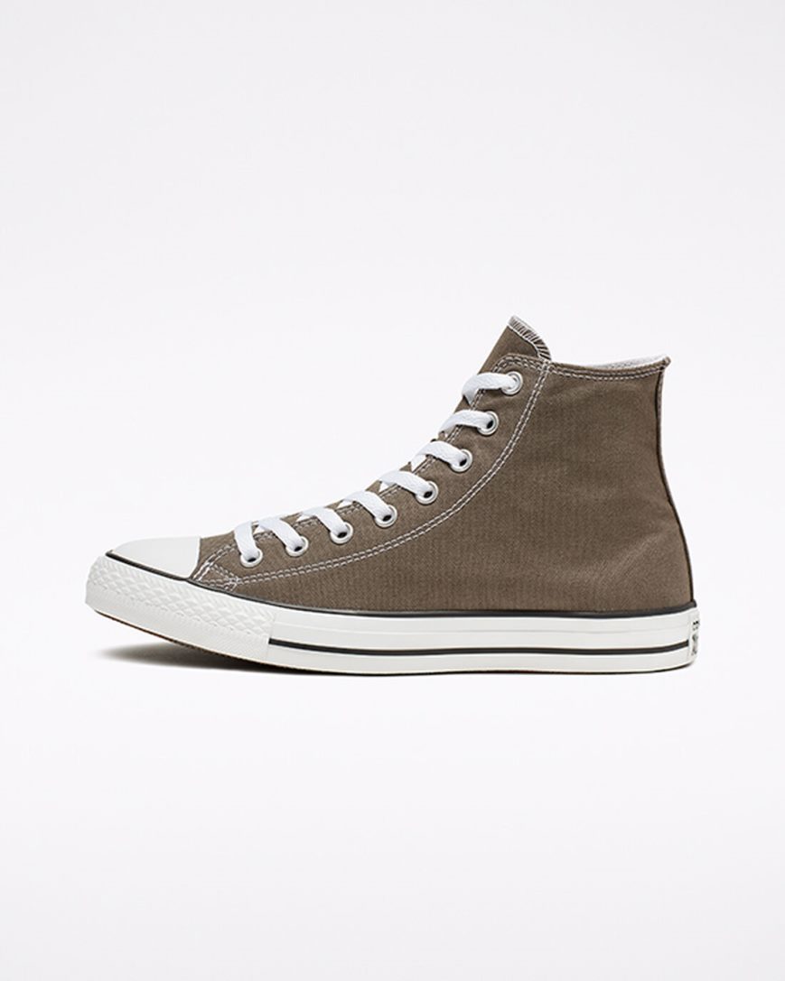 Zapatillas Altas Converse Chuck Taylor All Star Classic Mujer Gris Oscuro | PE PW274L